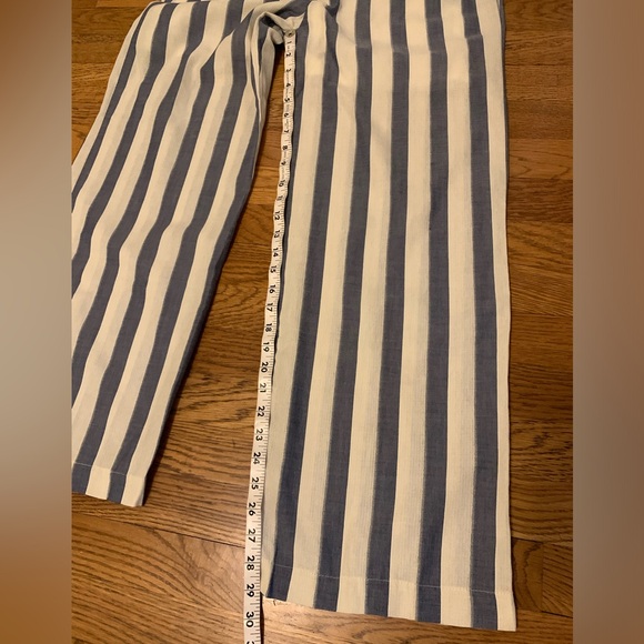 NWT striped high-rise cotton pants size S - Picture 10 of 15